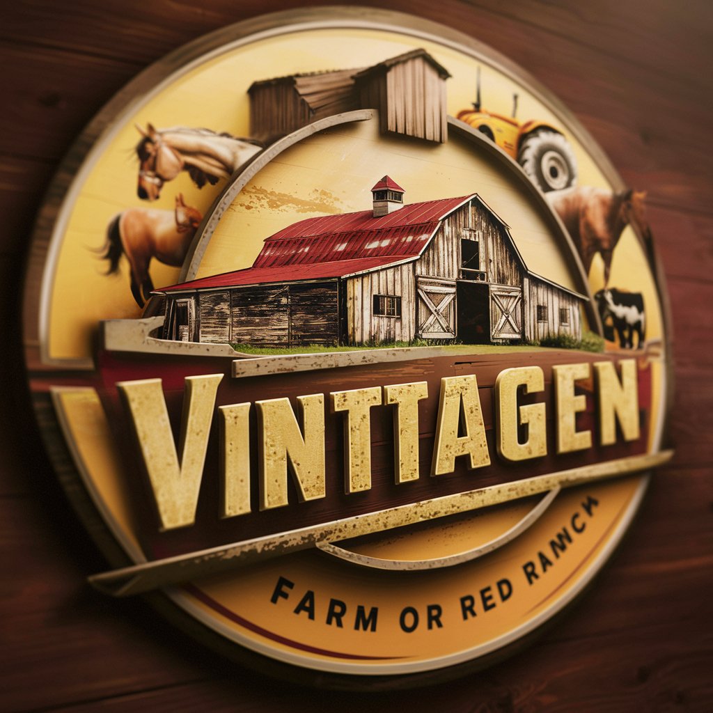 I will design vintage farm or ranch logo