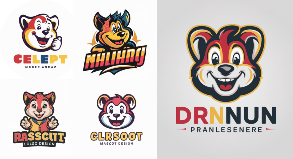 I will design a cartoon or mascot logo design