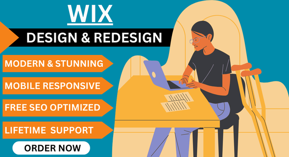 I will design, develop or redesign your business wix website