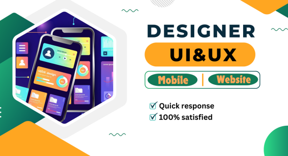 I will create mobile app and website UI UX modern design using figma