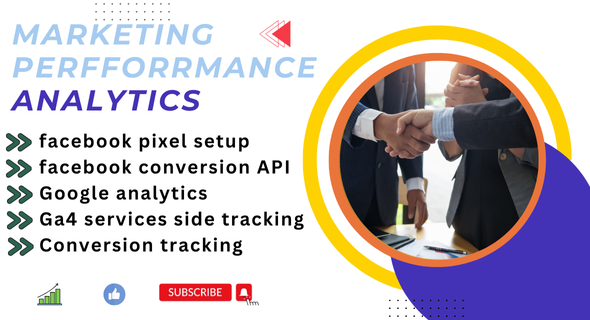 I will fix or setup facebook pixel google analytics   conversion API tracking