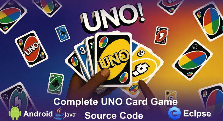 I will develop a complete UNO card game app for Android with source code