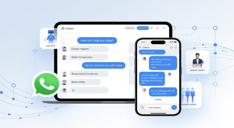 I will build AI chatbot for your business website or WhatsApp to automate support and sales