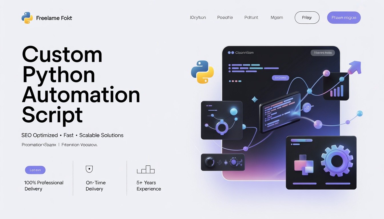 Custom Python Automation Script with SEO focus