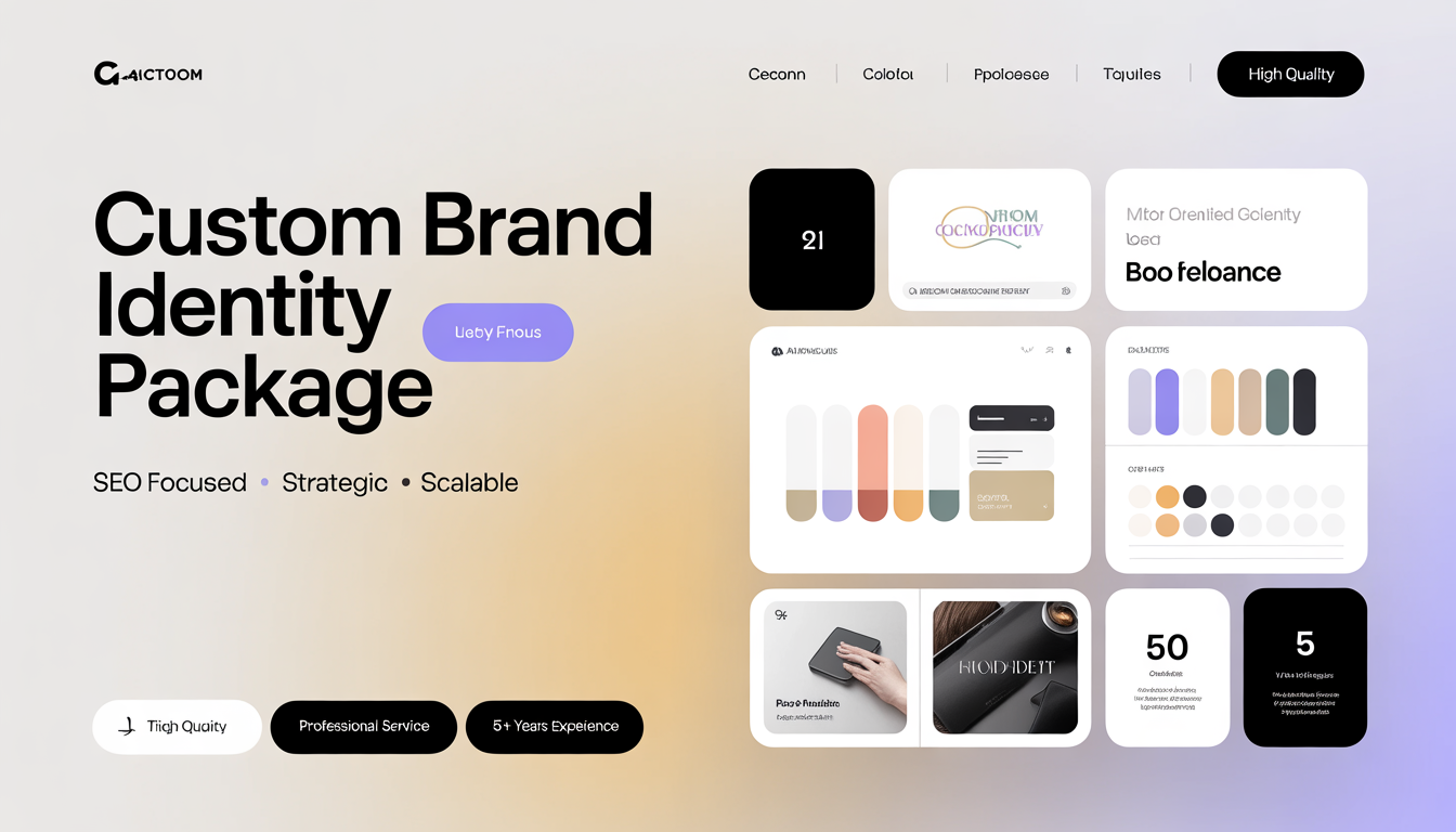 Custom Brand Identity Package with SEO focus