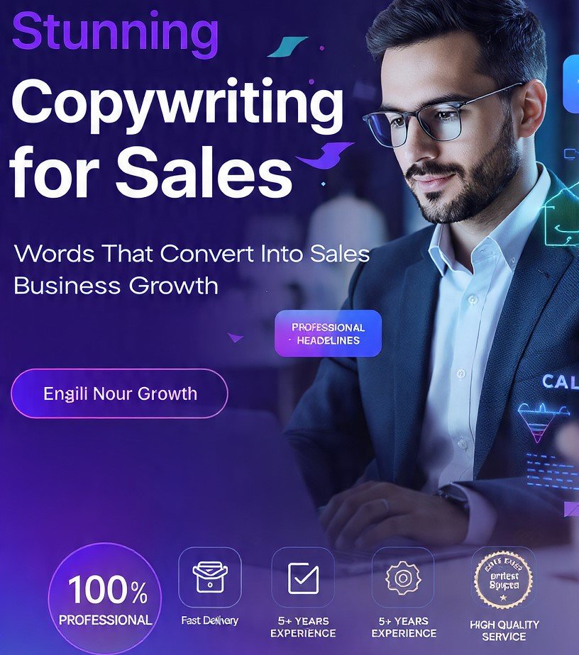 Stunning Copywriting for Sales for your business