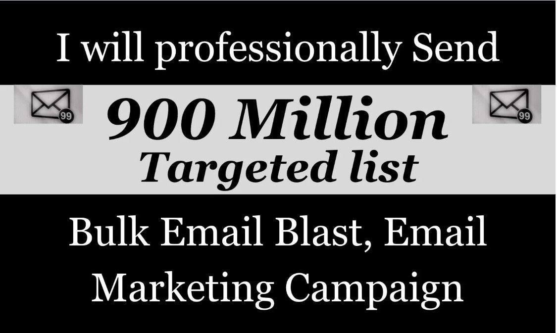 Professional Email Marketing Campaign guaranteed quality