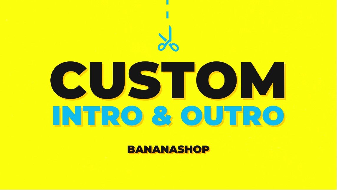 Custom YouTube Intro & Outro in 24 hours