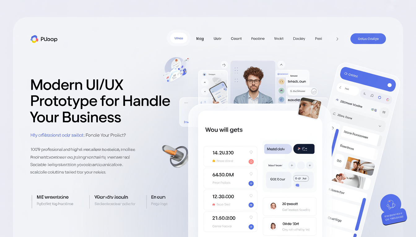 Modern UI/UX Prototype for your business