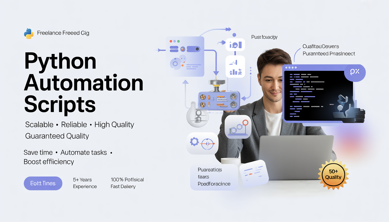 Scalable Python Automation Script guaranteed quality