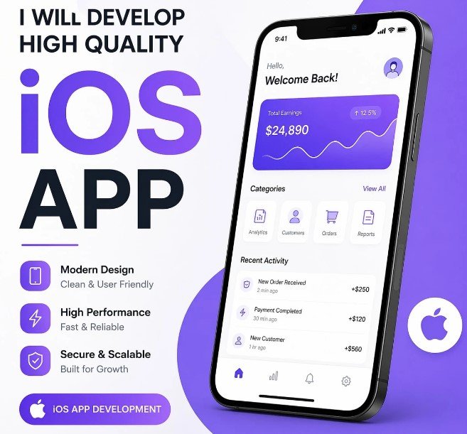 High-End iOS App Development guaranteed quality