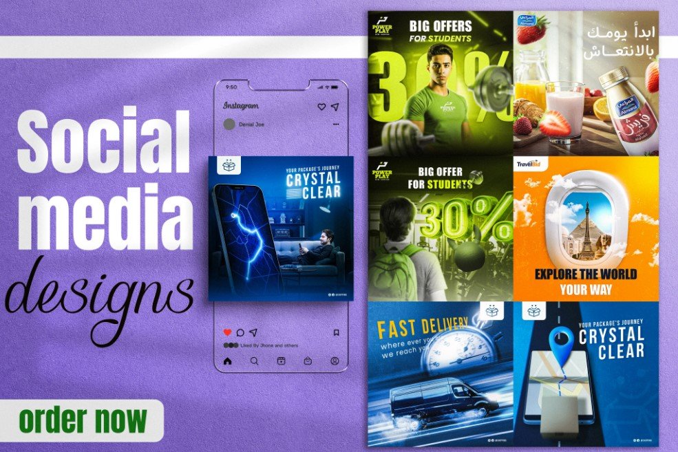 Modern Social Media Graphics guaranteed quality