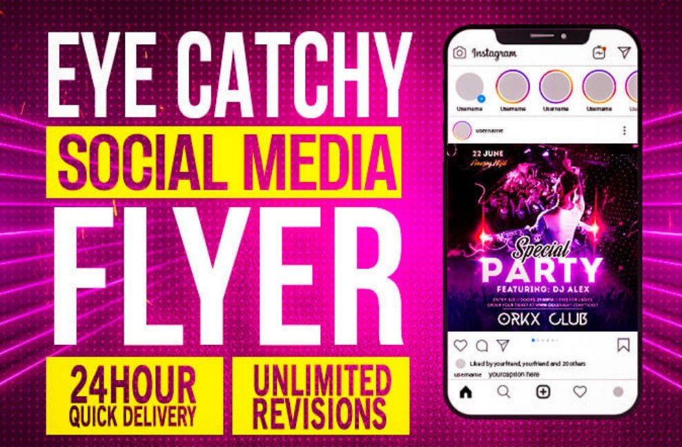 Modern Social Media Graphics in 24 hours