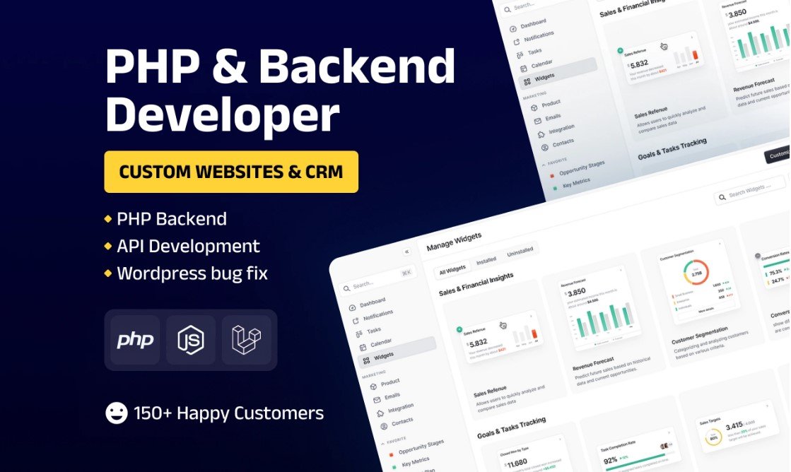 Expert Laravel Backend guaranteed quality