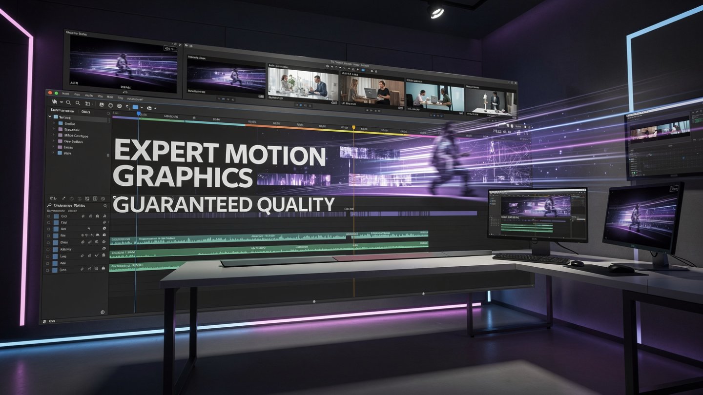 Expert Motion Graphics guaranteed quality