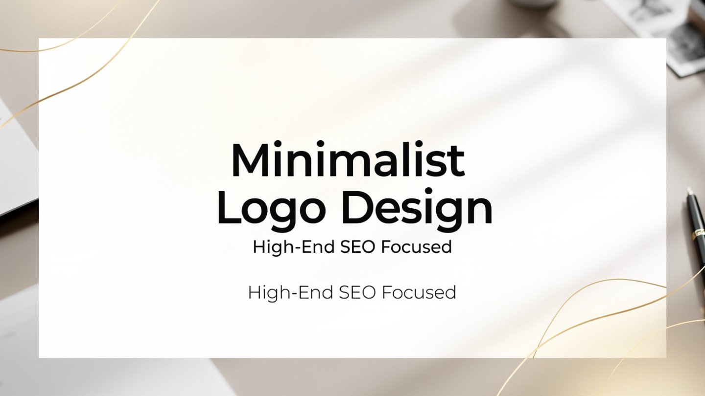 High-End Minimalist Logo Design with SEO focus