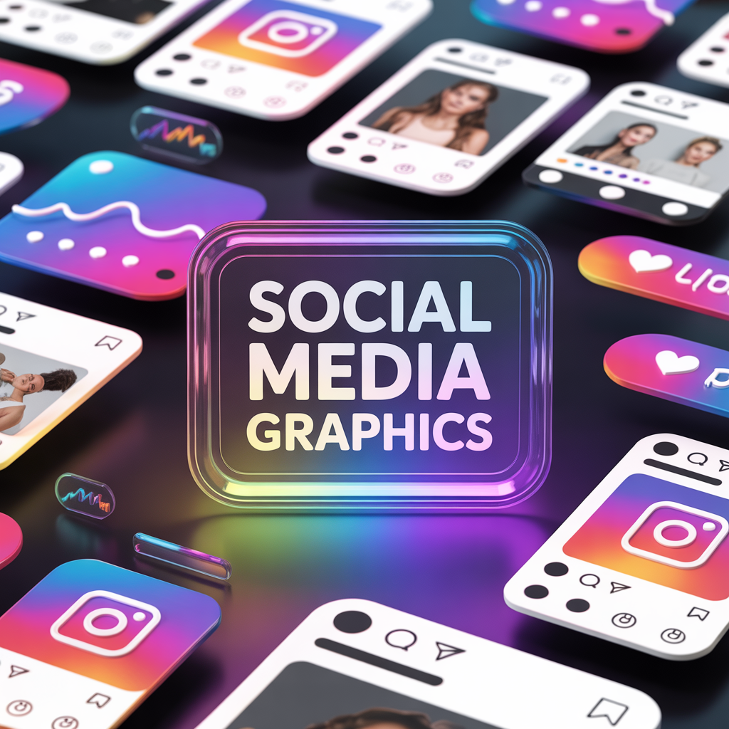 Modern Social Media Graphics with SEO focus