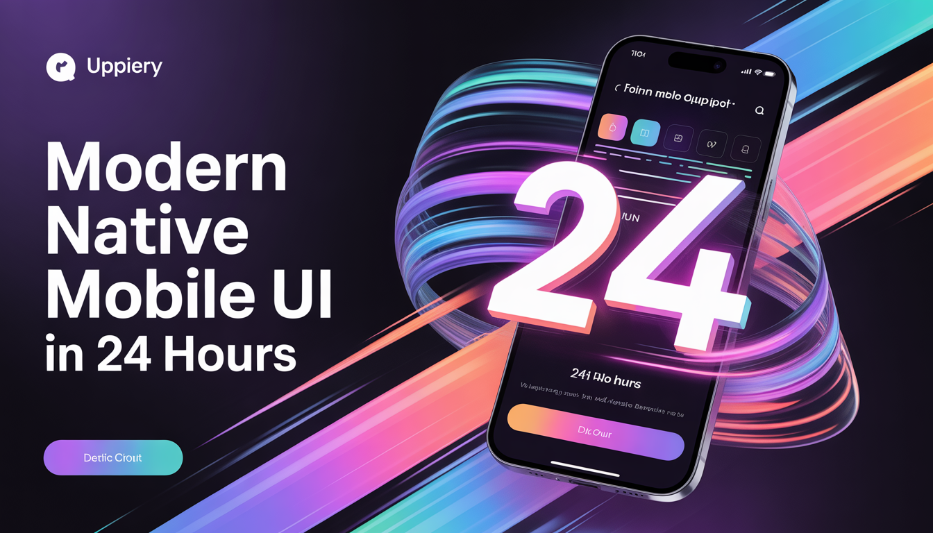 Modern Native Mobile UI in 24 hours
