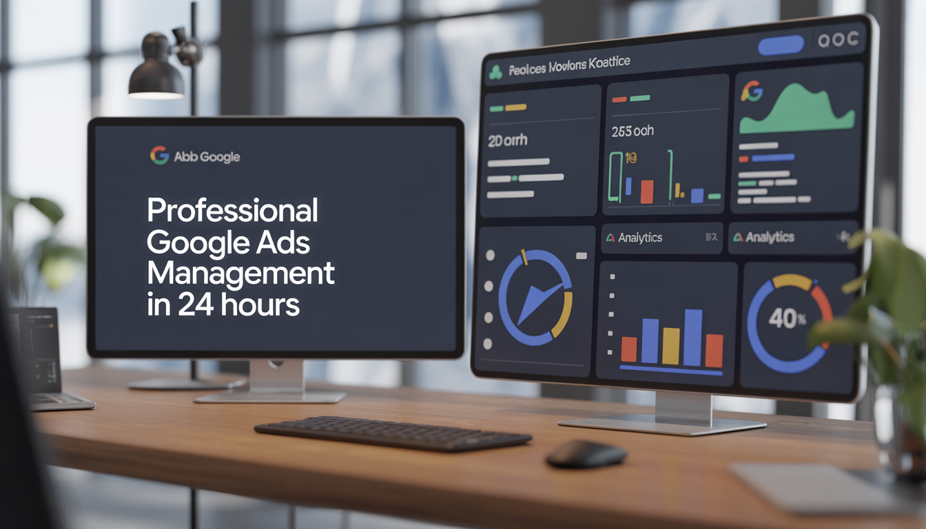 Professional Google Ads Management in 24 hours