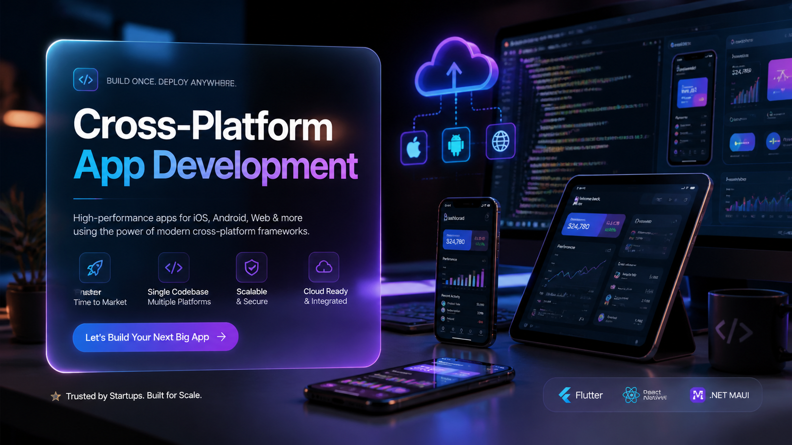 Advanced Cross-Platform App for startups