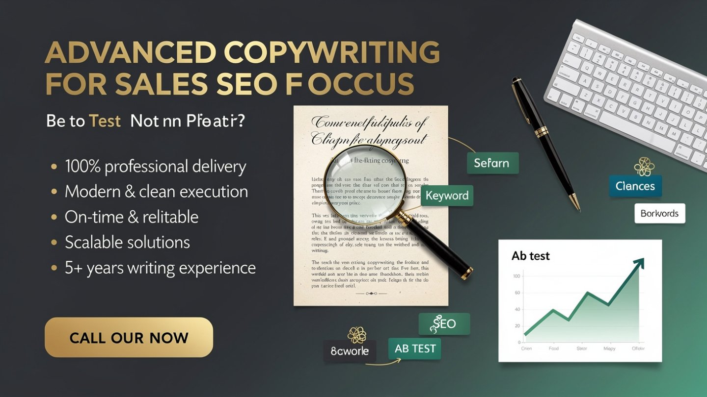 Advanced Copywriting for Sales with SEO focus