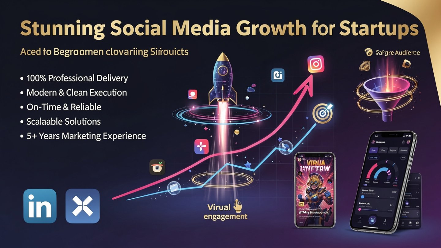 Stunning Social Media Growth for startups