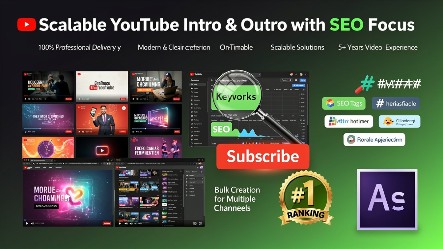 Scalable YouTube Intro & Outro with SEO focus