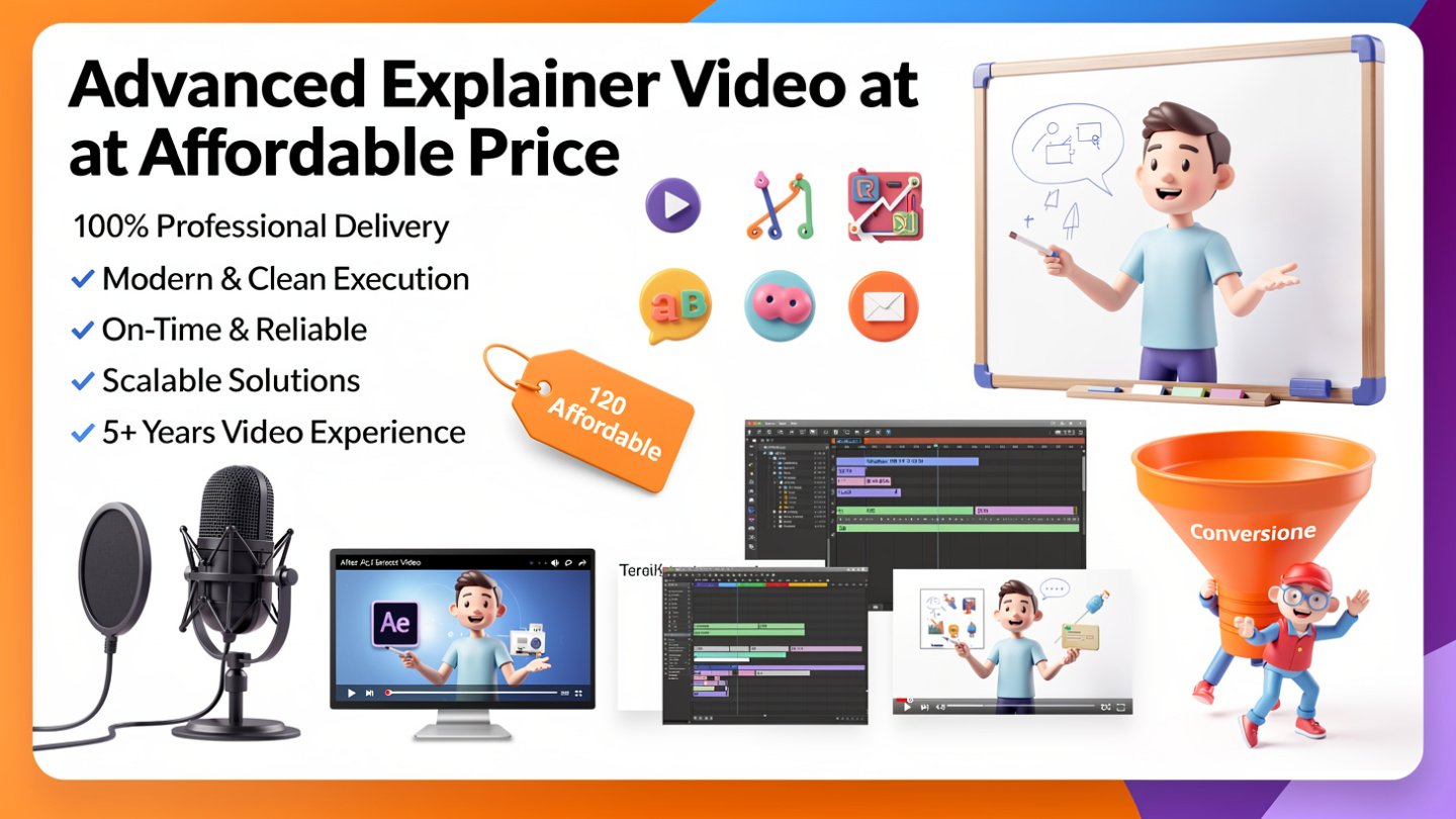 Advanced Explainer Video at affordable price
