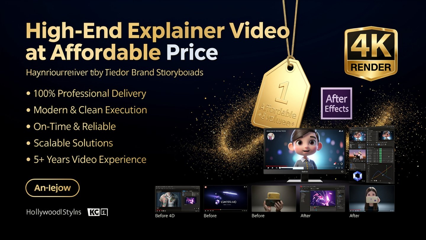 High-End Explainer Video at affordable price