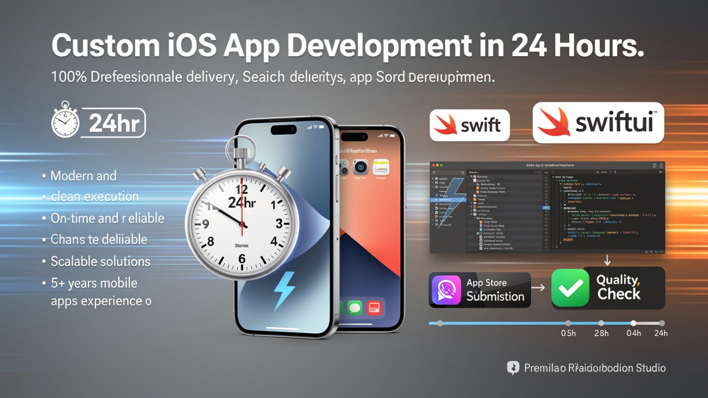 Custom iOS App Development in 24 hours