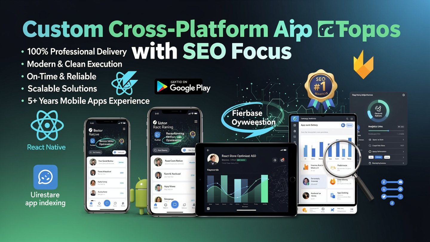 Custom Cross-Platform App with SEO focus