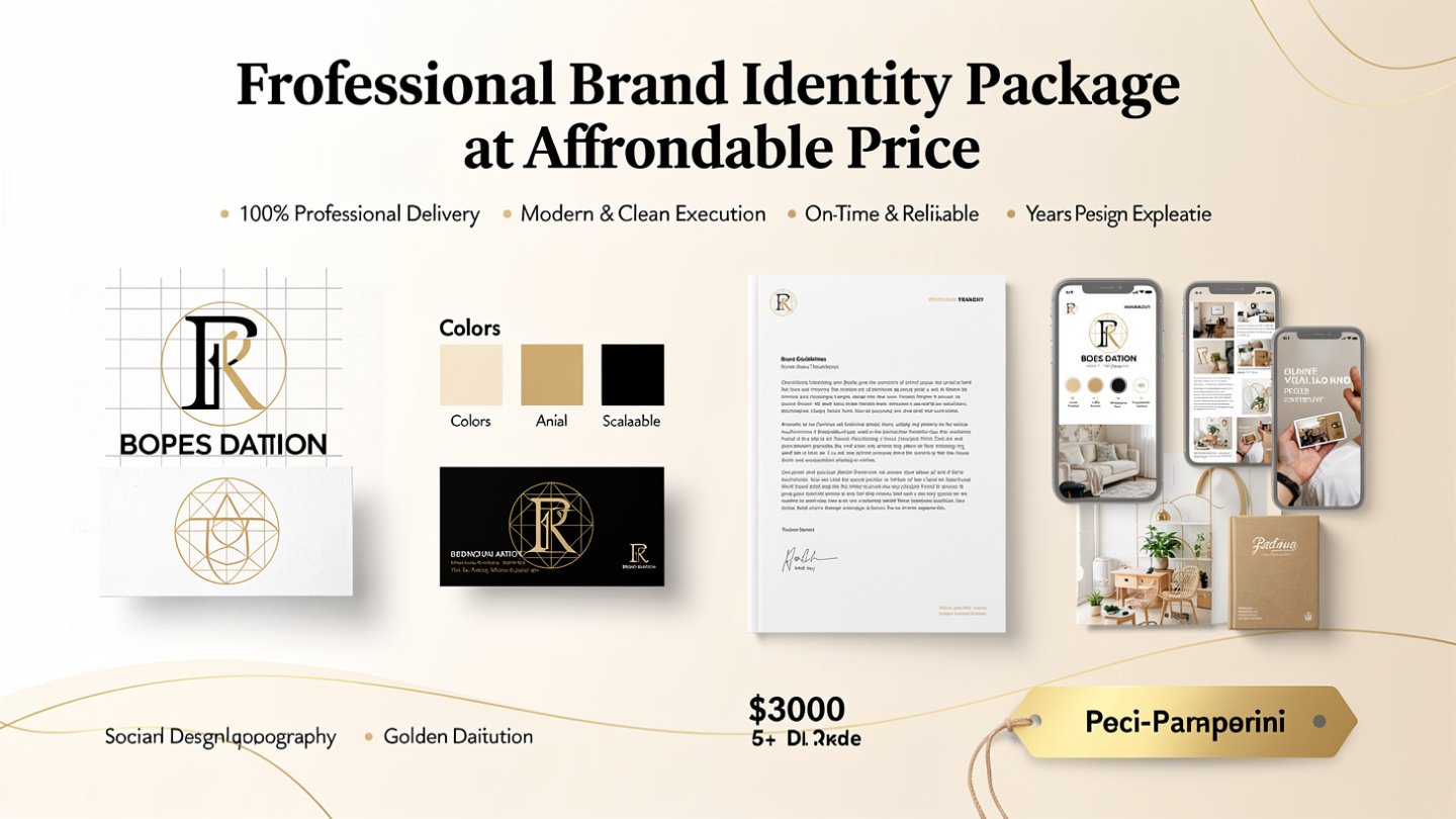 Professional Brand Identity Package at affordable price