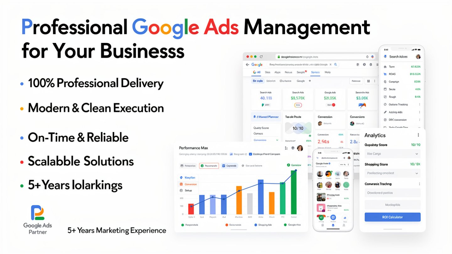 Professional Google Ads Management for your business