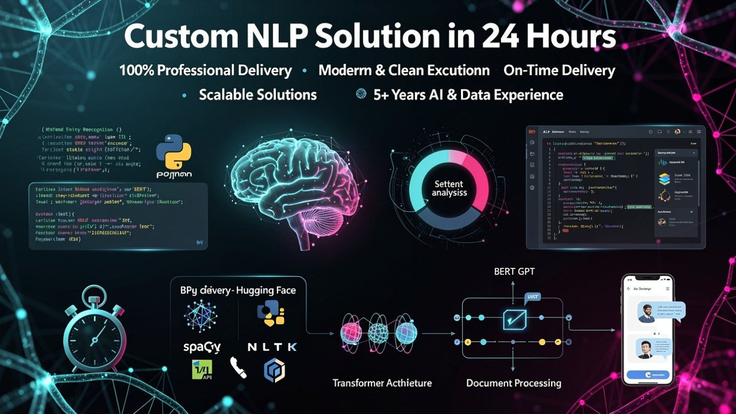 Custom NLP Solution in 24 hours