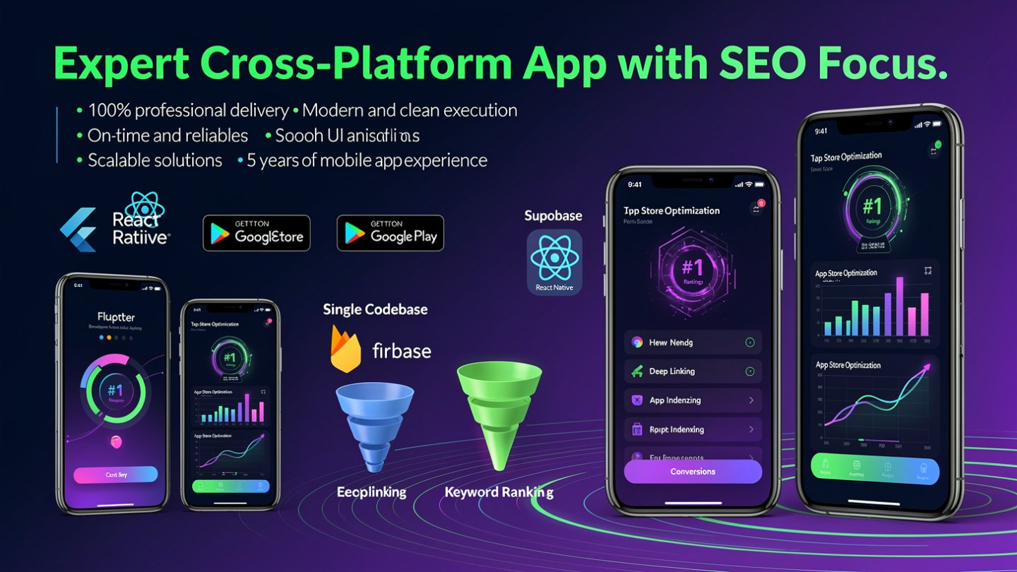 Expert Cross-Platform App with SEO focus