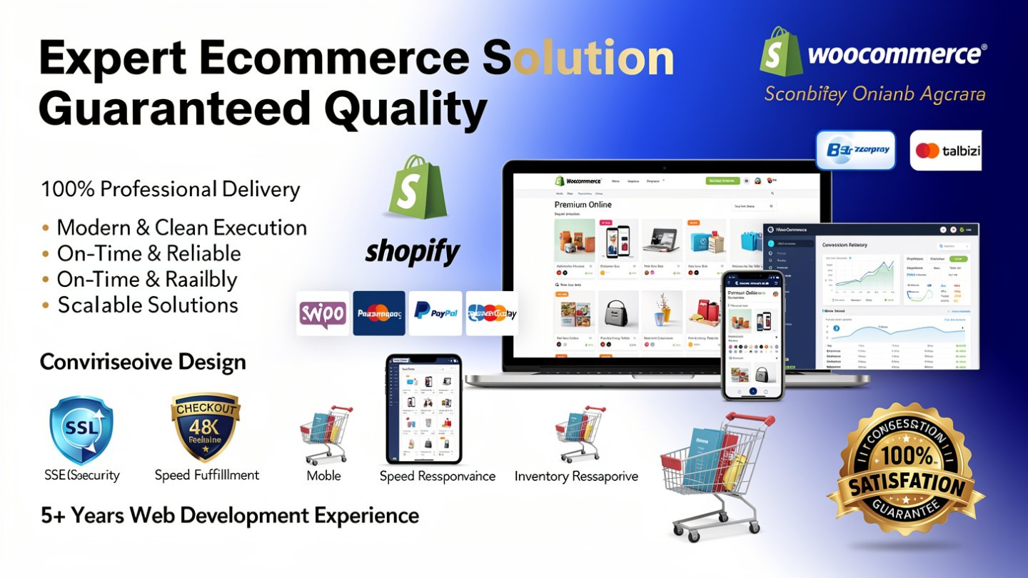 Expert Ecommerce Solution guaranteed quality