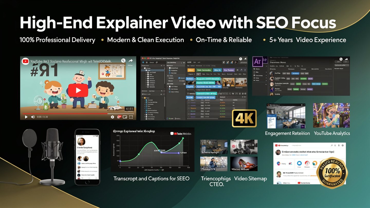 High-End Explainer Video with SEO focus