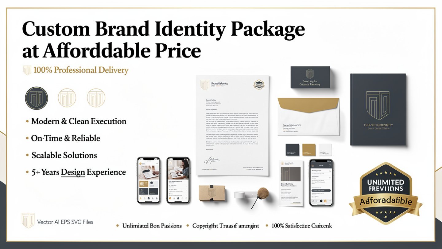 Custom Brand Identity Package at affordable price