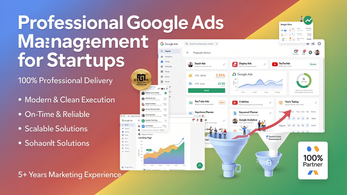 Professional Google Ads Management for startups