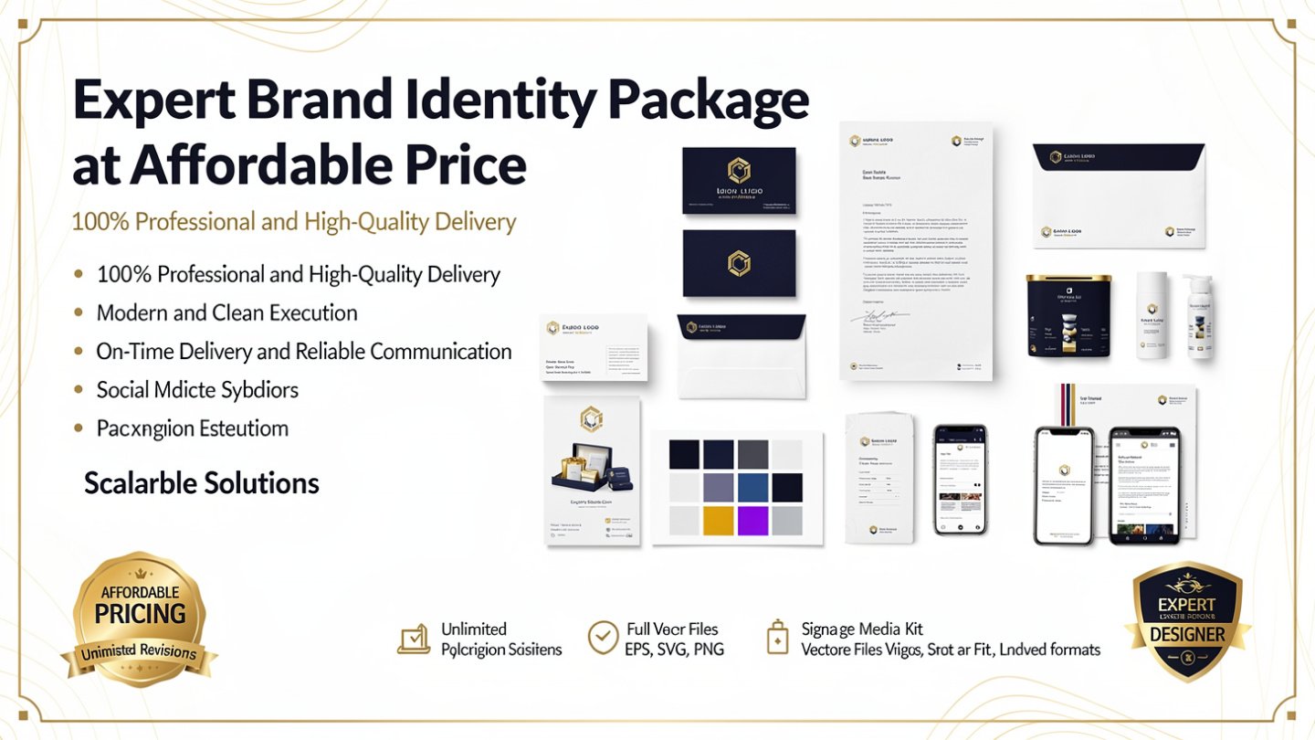 Expert Brand Identity Package at affordable price