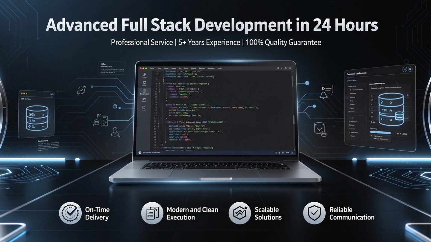 Advanced Full Stack Development in 24 hours