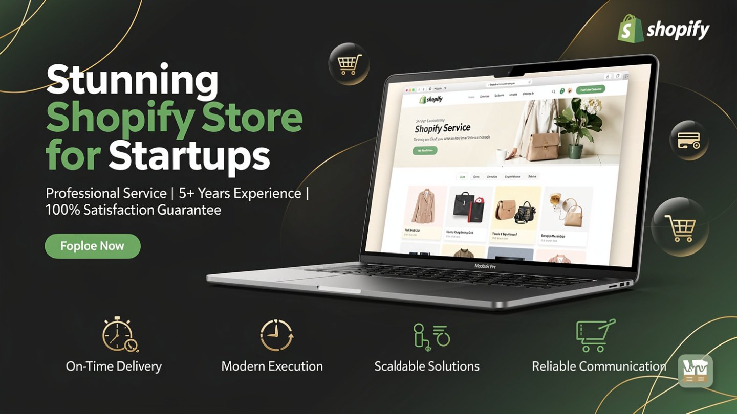 Stunning Shopify Store for startups
