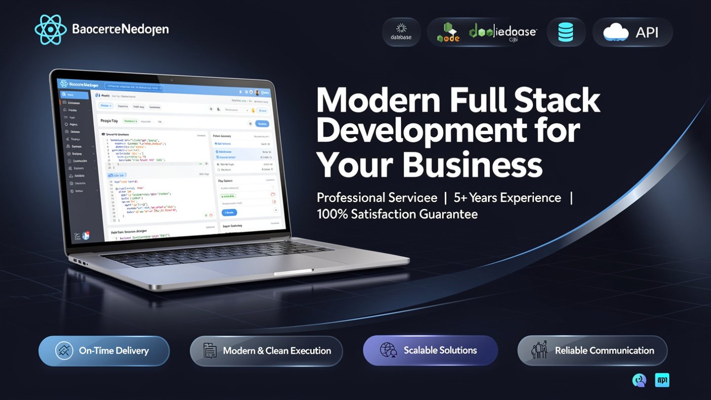Modern Full Stack Development for your business
