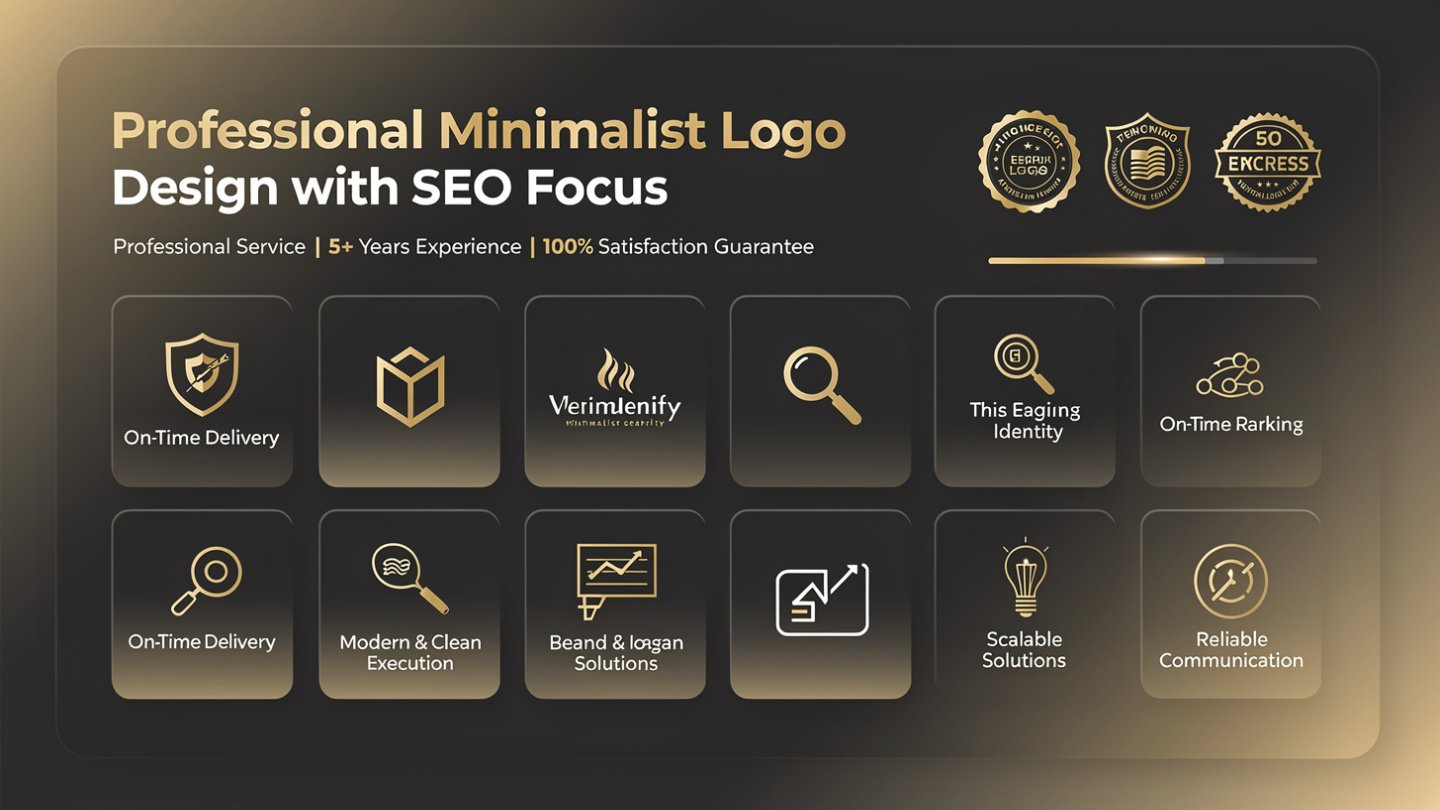 Professional Minimalist Logo Design with SEO focus