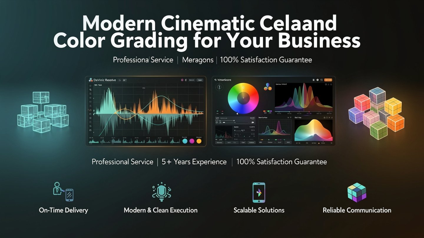 Modern Cinematic Color Grading for your business