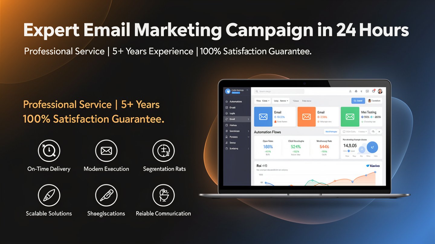 Expert Email Marketing Campaign in 24 hours