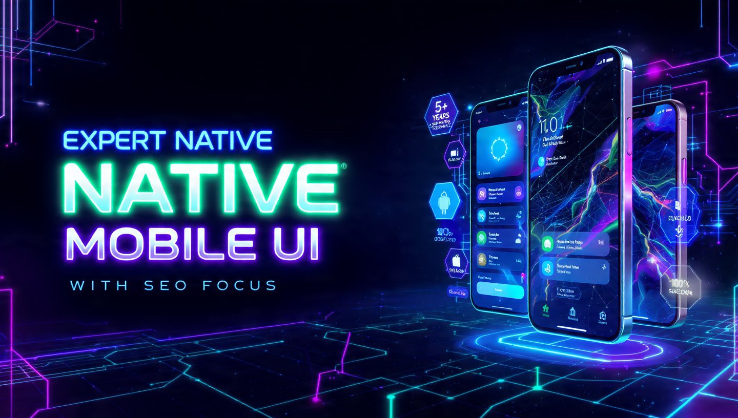 Expert Native Mobile UI with SEO focus