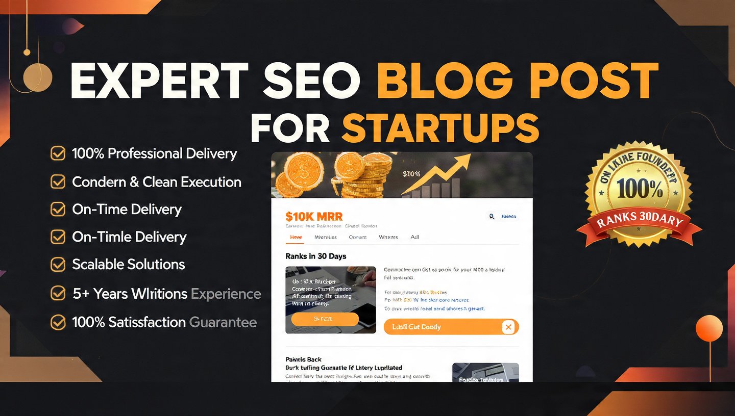 Expert SEO Blog Post for startups