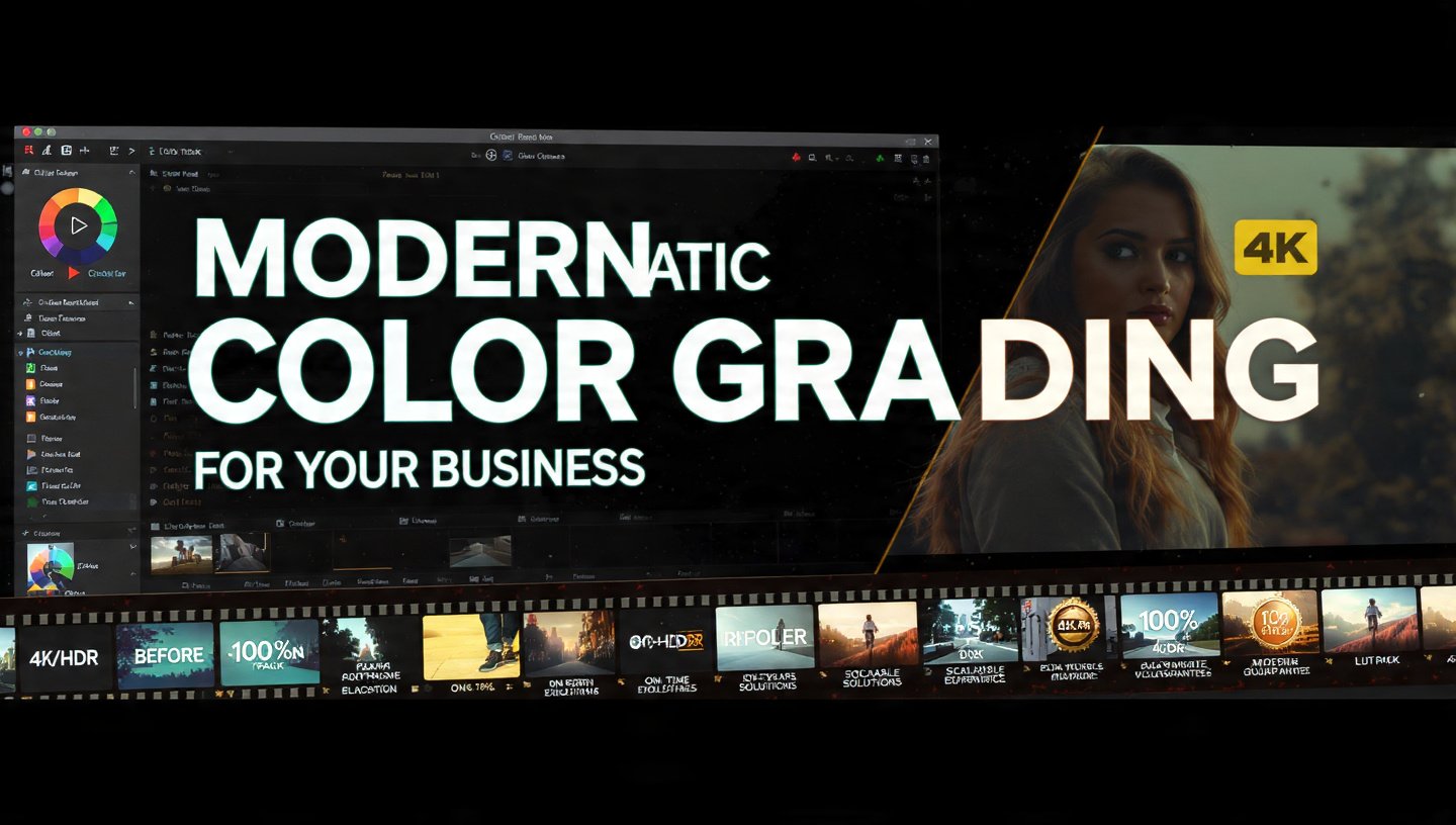 Modern Cinematic Color Grading for your business