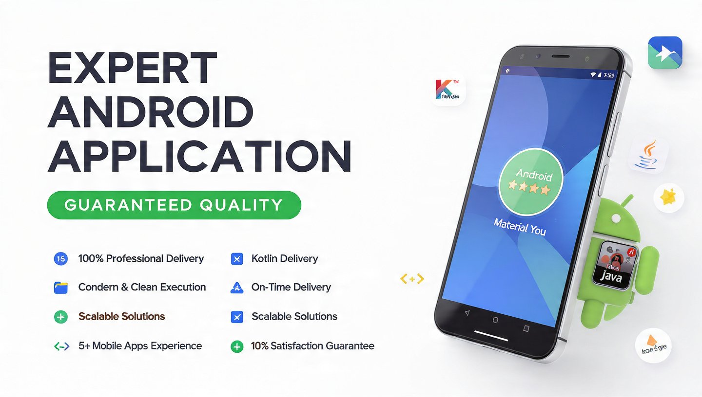 Expert Android Application guaranteed quality